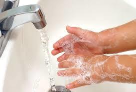kid hand washing